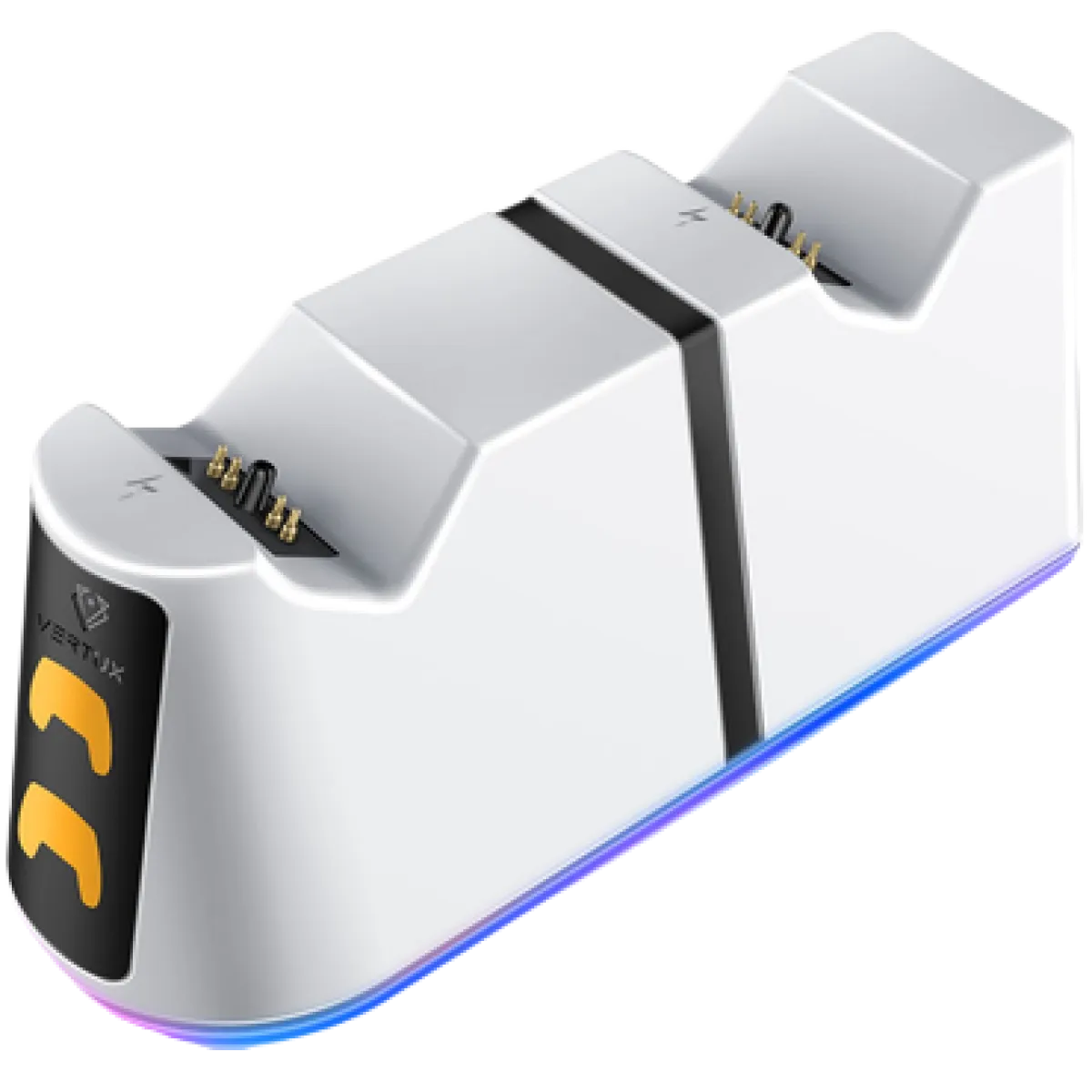 Vertux (DuoDockPS5) Playstation 5 DualDock Charger for Controller - White