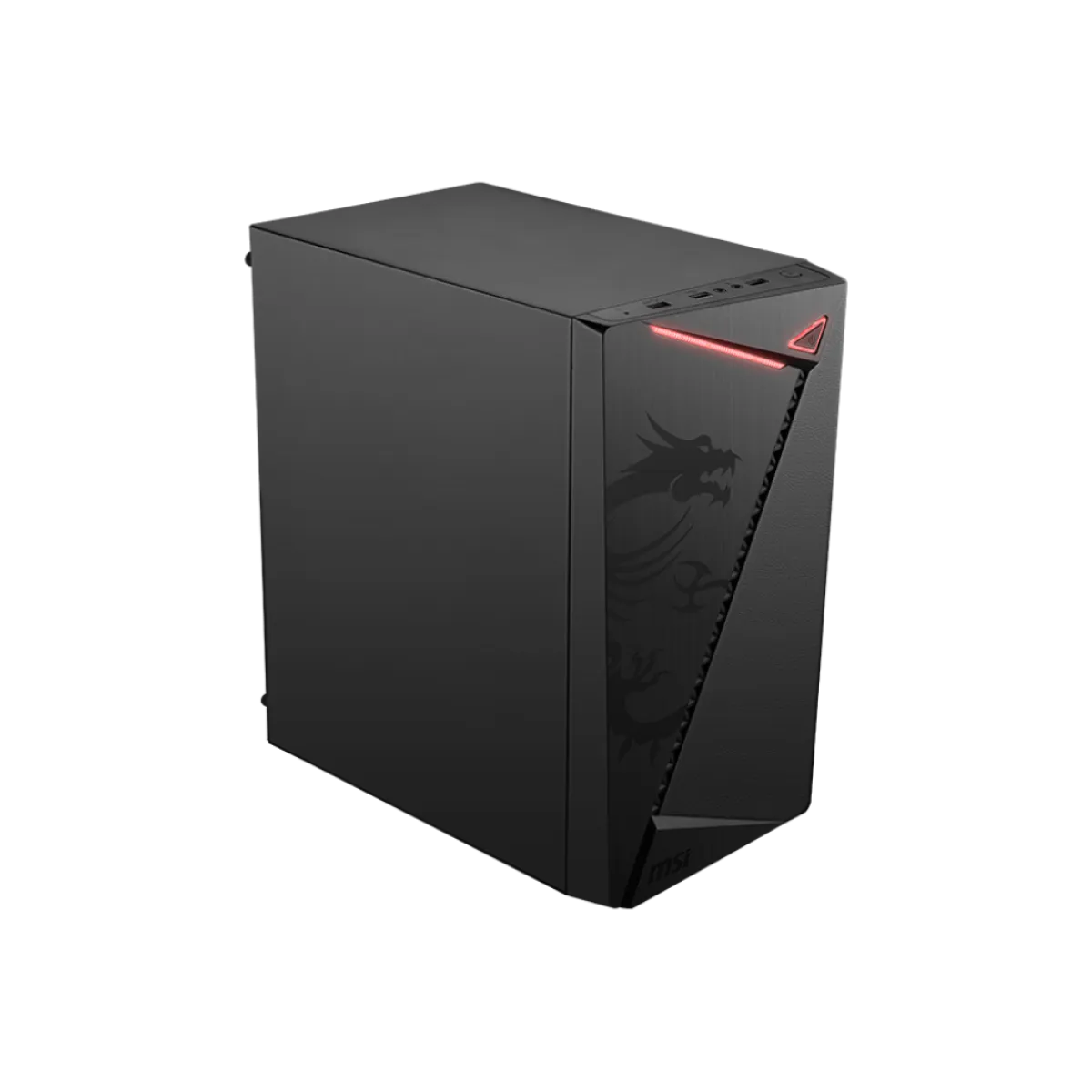 MSI (M301) MAG Shield Gaming Chassis, Micro ATX-Tower - Black