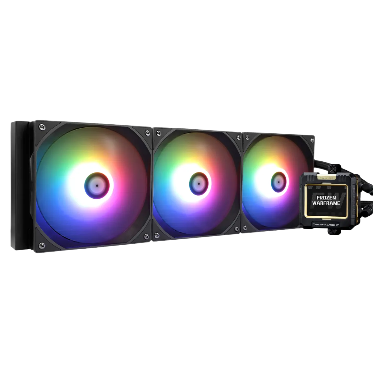 ThermalRight Frozen Warframe 420 Liquid Cooler - LGA1700 - ARGB - LCD Screen - Black