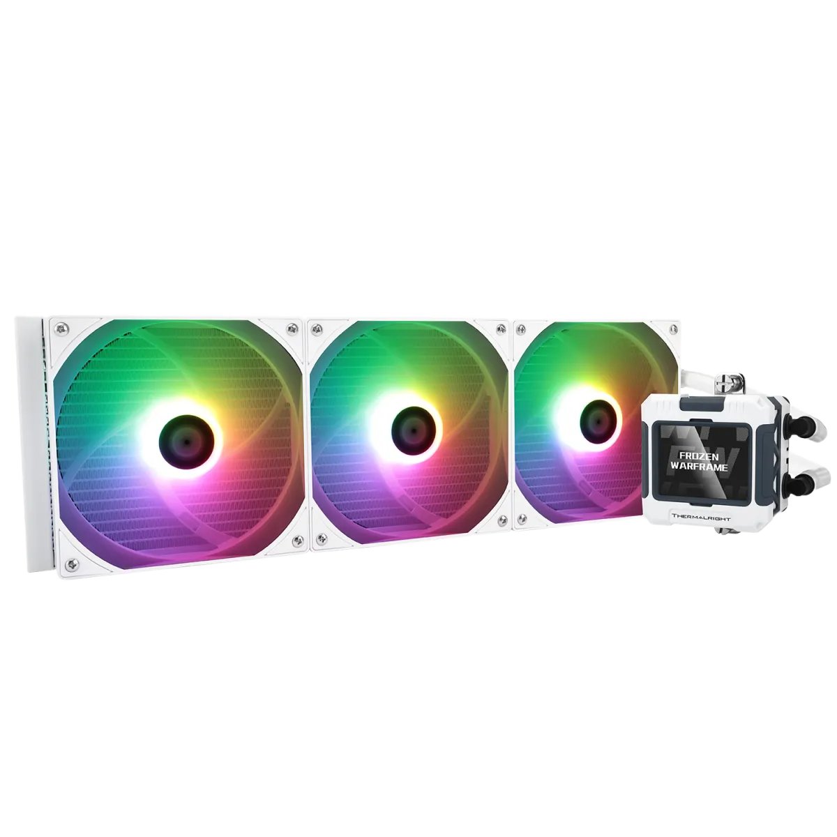 ThermalRight Frozen Warframe 420 Liquid Cooler- LGA1700 - ARGB - LCD Screen - White