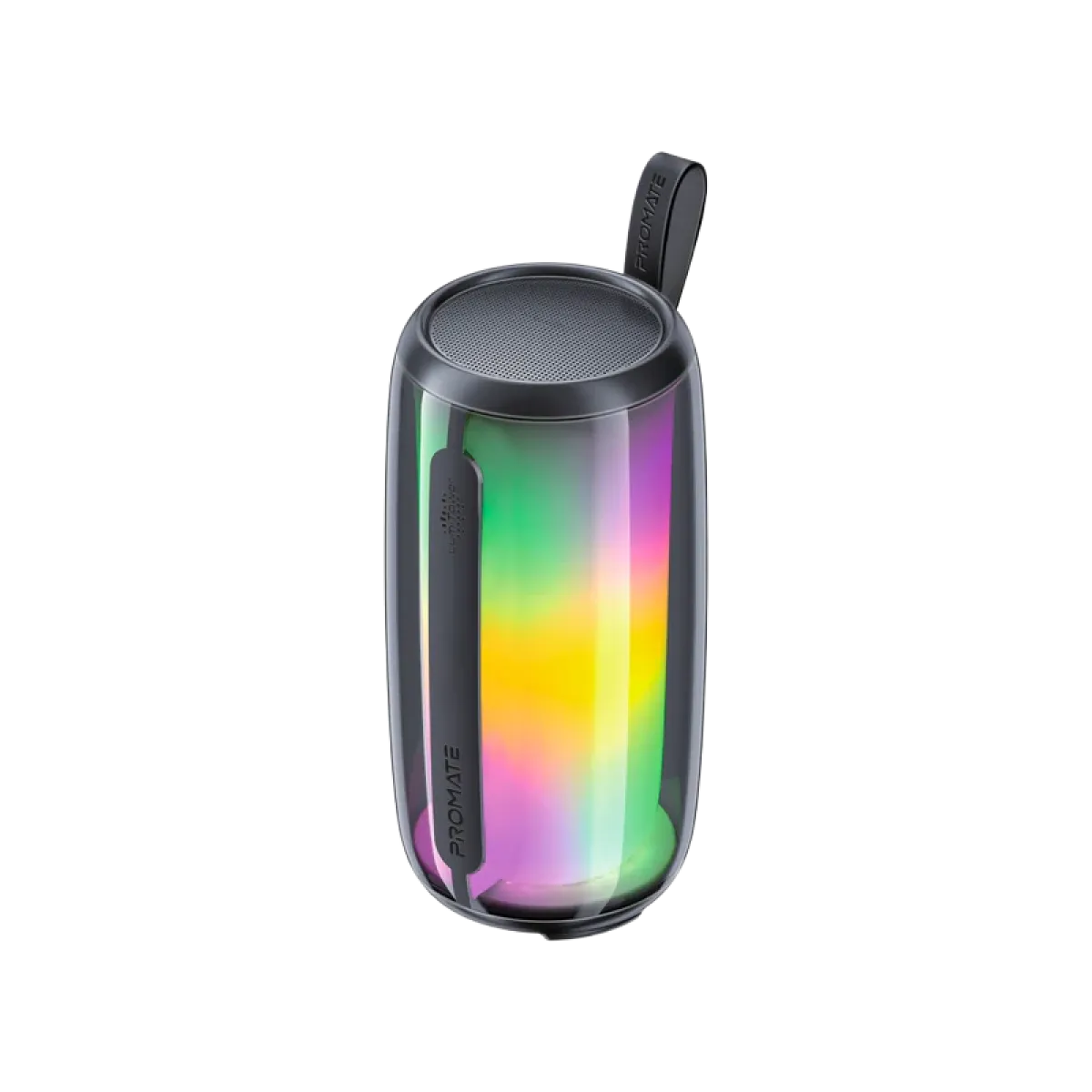 Promate (LumiTower) LumiSound High Fidelity True Wireless Speaker - RGB - Black