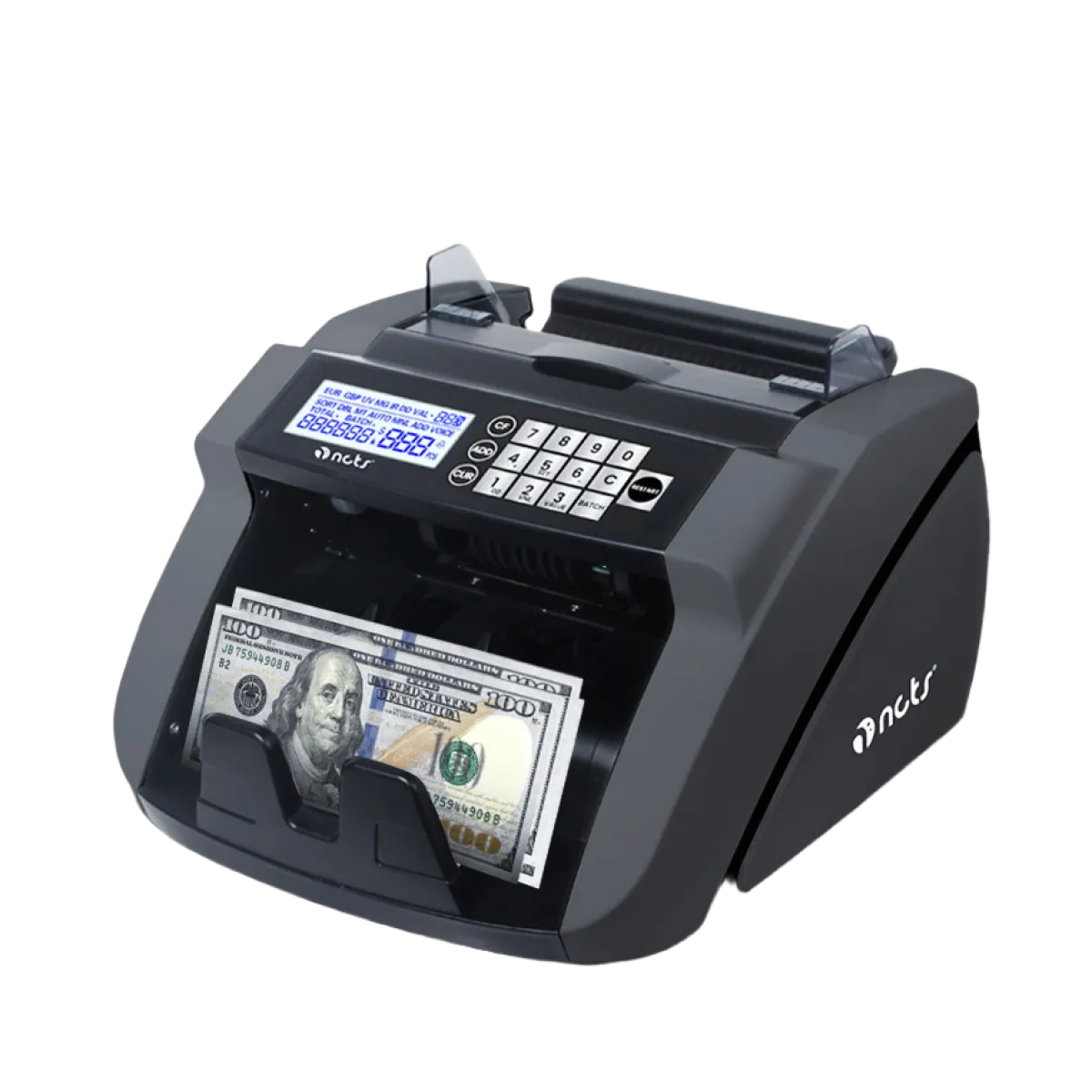 NCTS (MC12) Bill Counter - up to 200 Notes - Counterfeit detection