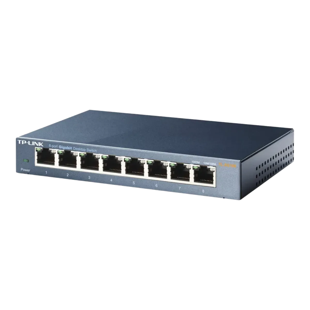 TP-Link (TL-SG108) 8-Port Gigabit Desktop Switch - Black