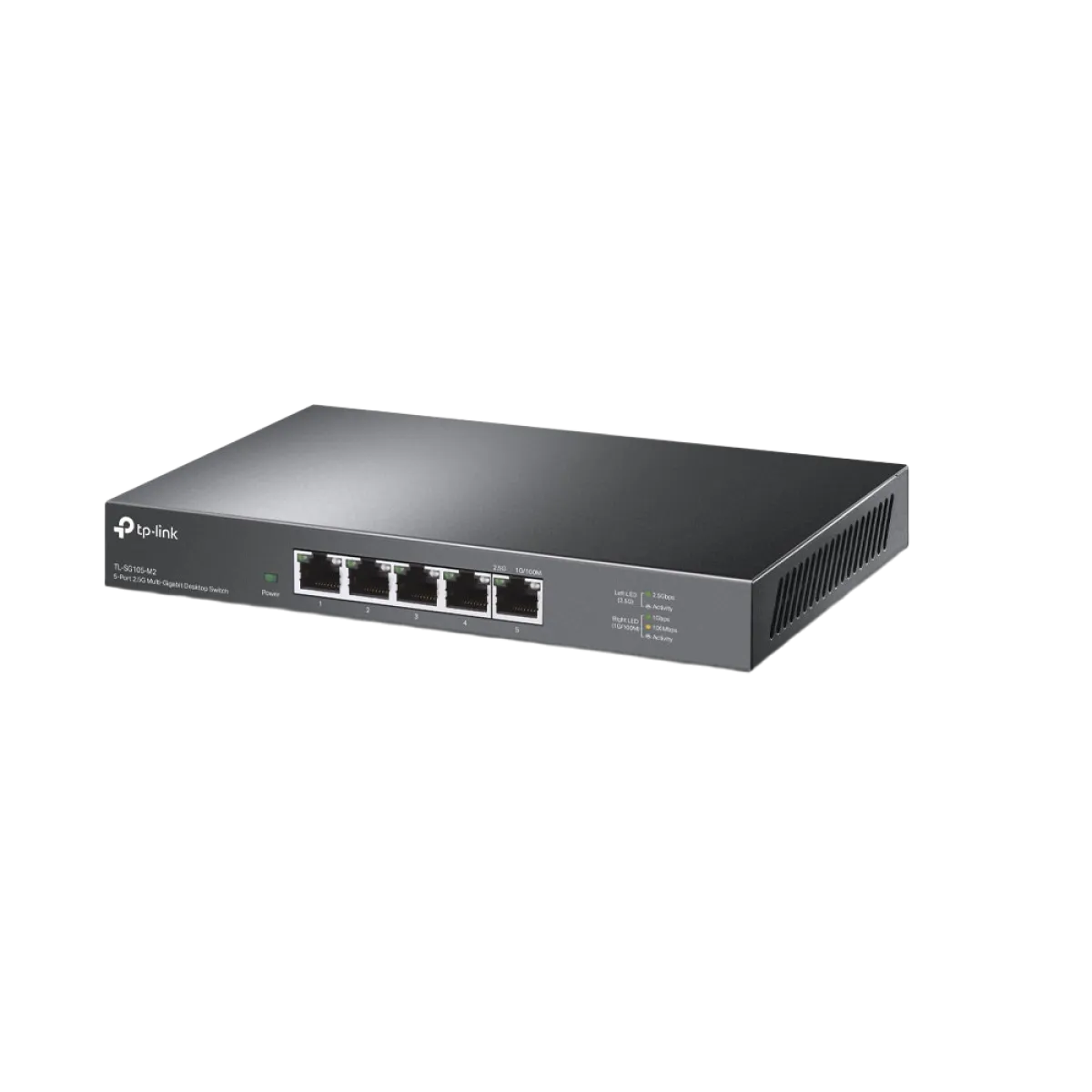 TP-Link (TL-SG105-M2) 5-Port 2.5G Desktop Switch - Black