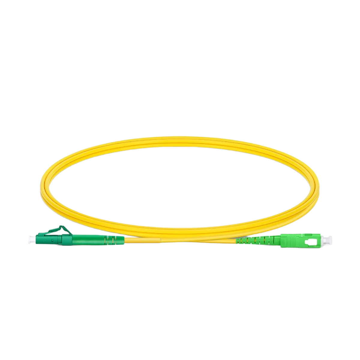 CEM SC/APC-SC/UPC G652D - 1Core - Fiber Optic Cable SM - 2m - Yellow
