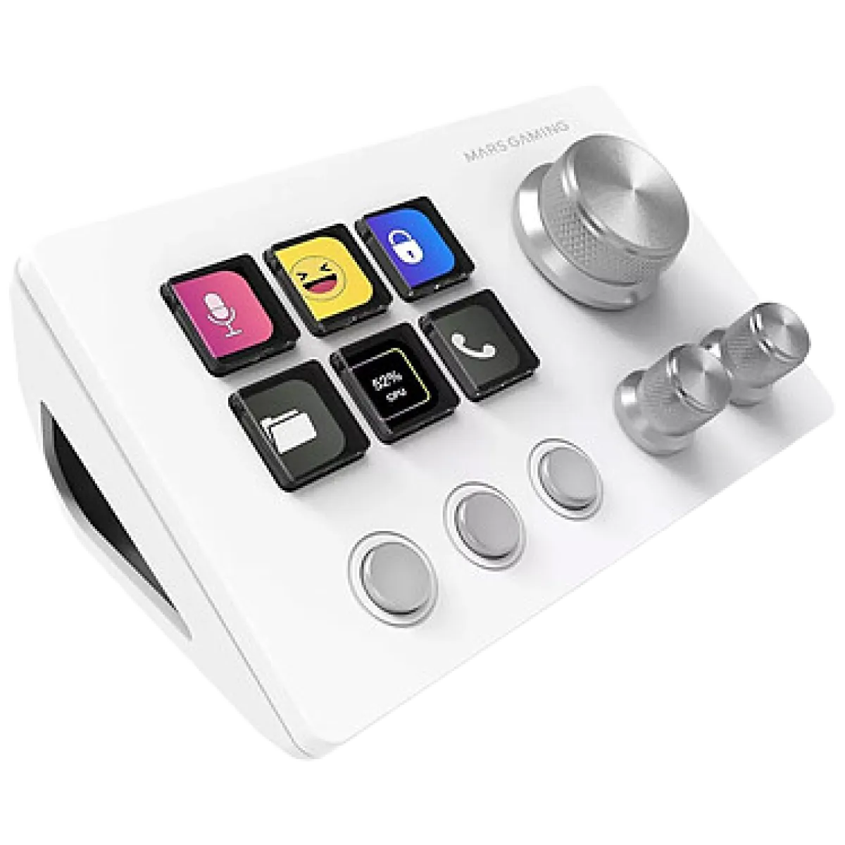 Mars (MSDTWOW) Control Deck Slim For Streamers - White
