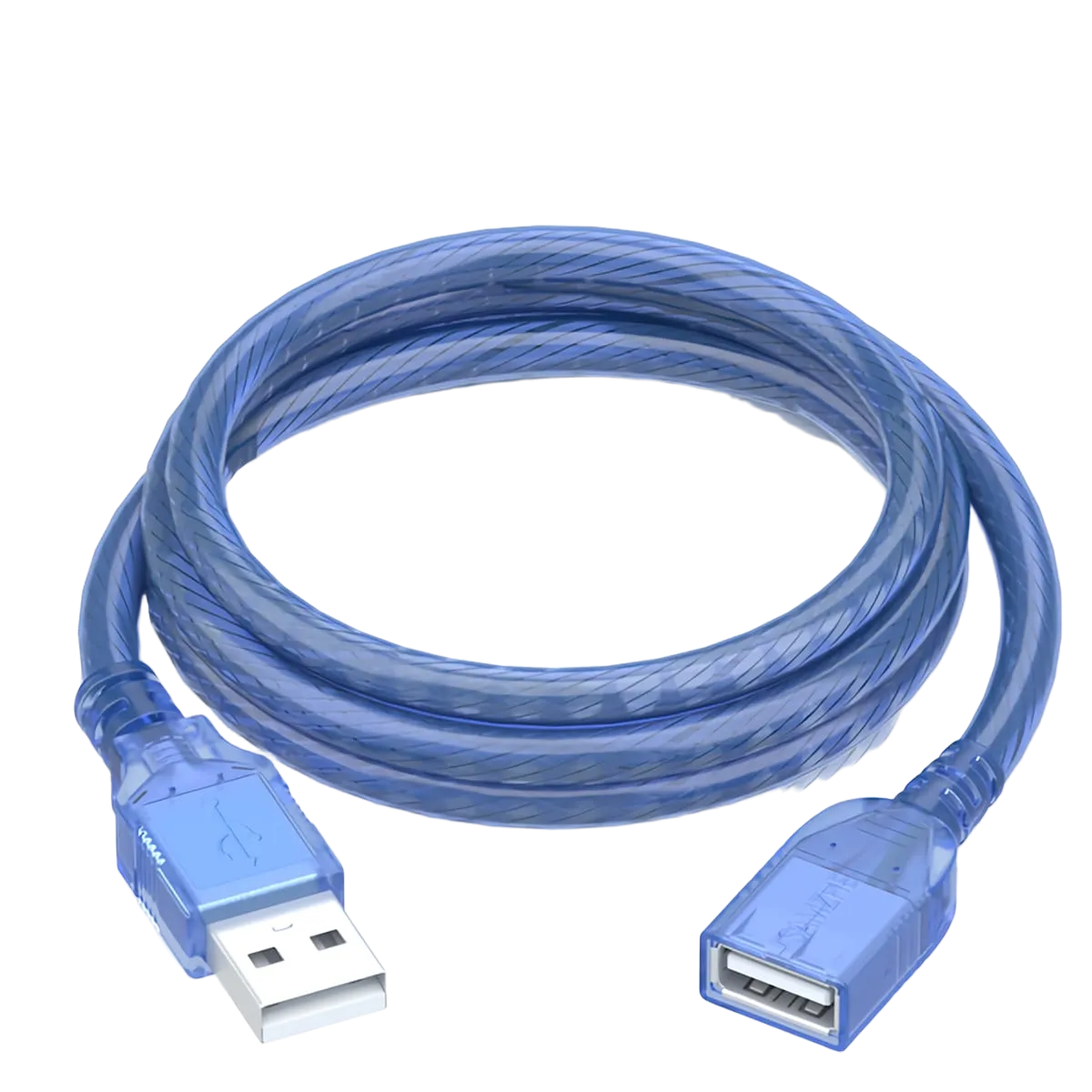 Hitec (8616) USB2.0 Active Extension Cable 15m (AM-AF) - Signal amplifier Chip- Black
