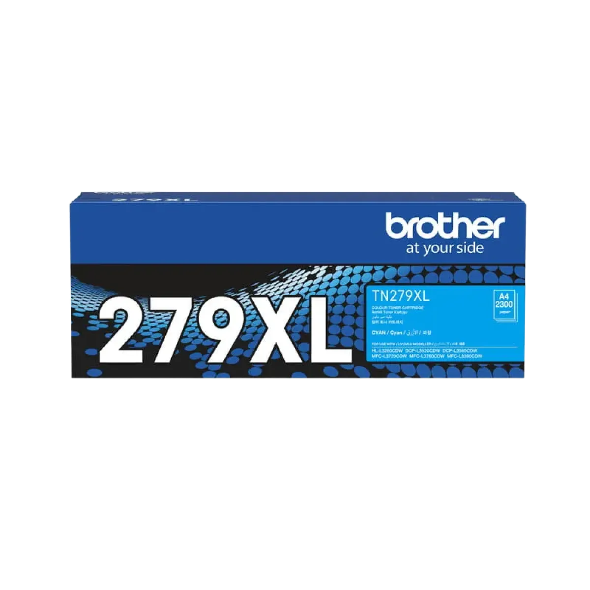 Brother (TN-279XLC) Cyan Genuine Laser Toner Cartridge for HL-L3220CW, HL-L3280CDW