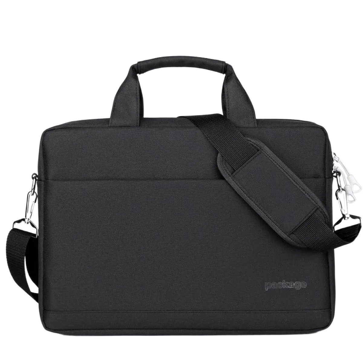 Package (B-023) Bag for 15.6" Laptops - 1x Front Pocket - Black