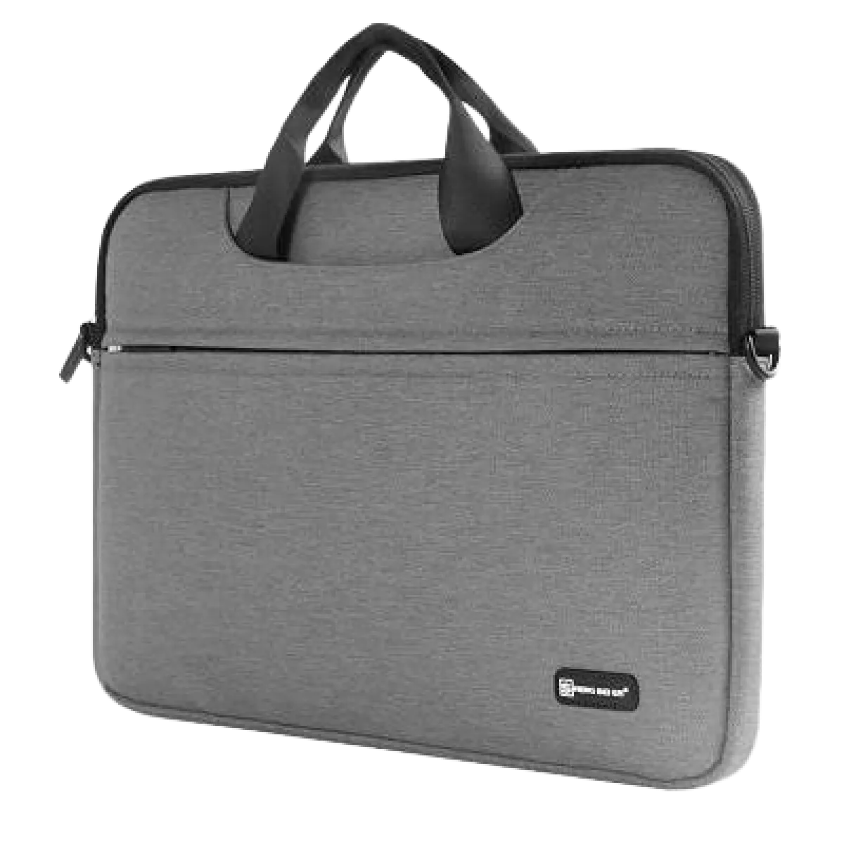 Sheng Beier (SH15) 15.6" Shockproof Fabric Sleeve - Handle & Triple Pockets - Mesh Grey