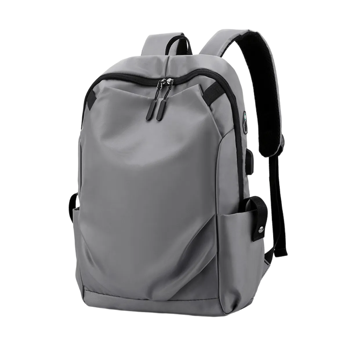 Heroic Backpack Bag for 15.6" Laptops - 1x Front Pocket - Padded Sleeve - Grey