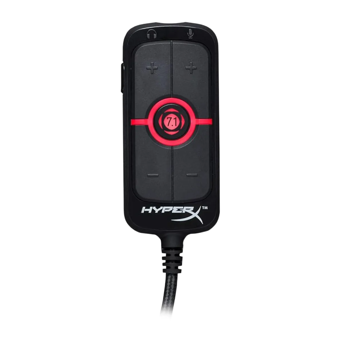 Kingston HyperX Cloud Virtual 7.1 Surround Sound USB Sound Card & Audio Control Box - Black
