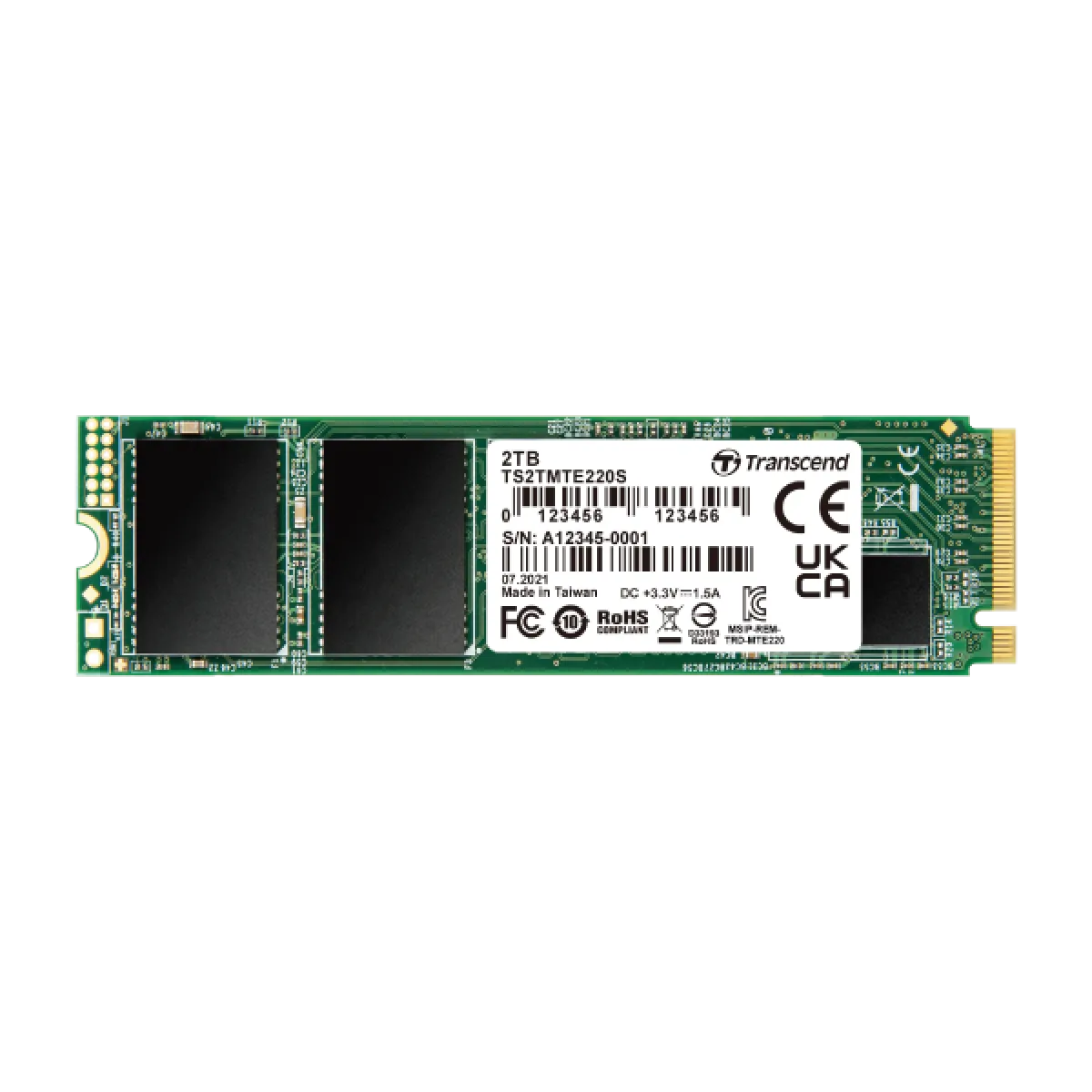 Transcend (TS256GMSA220S) 220S 256Gb mSATA SSD Module