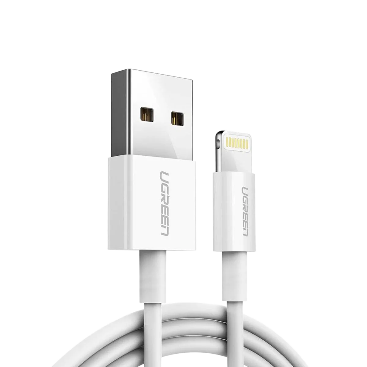 UGreen (20728) USB-A to Lightning Braided Cable (M-M) - 1m - White