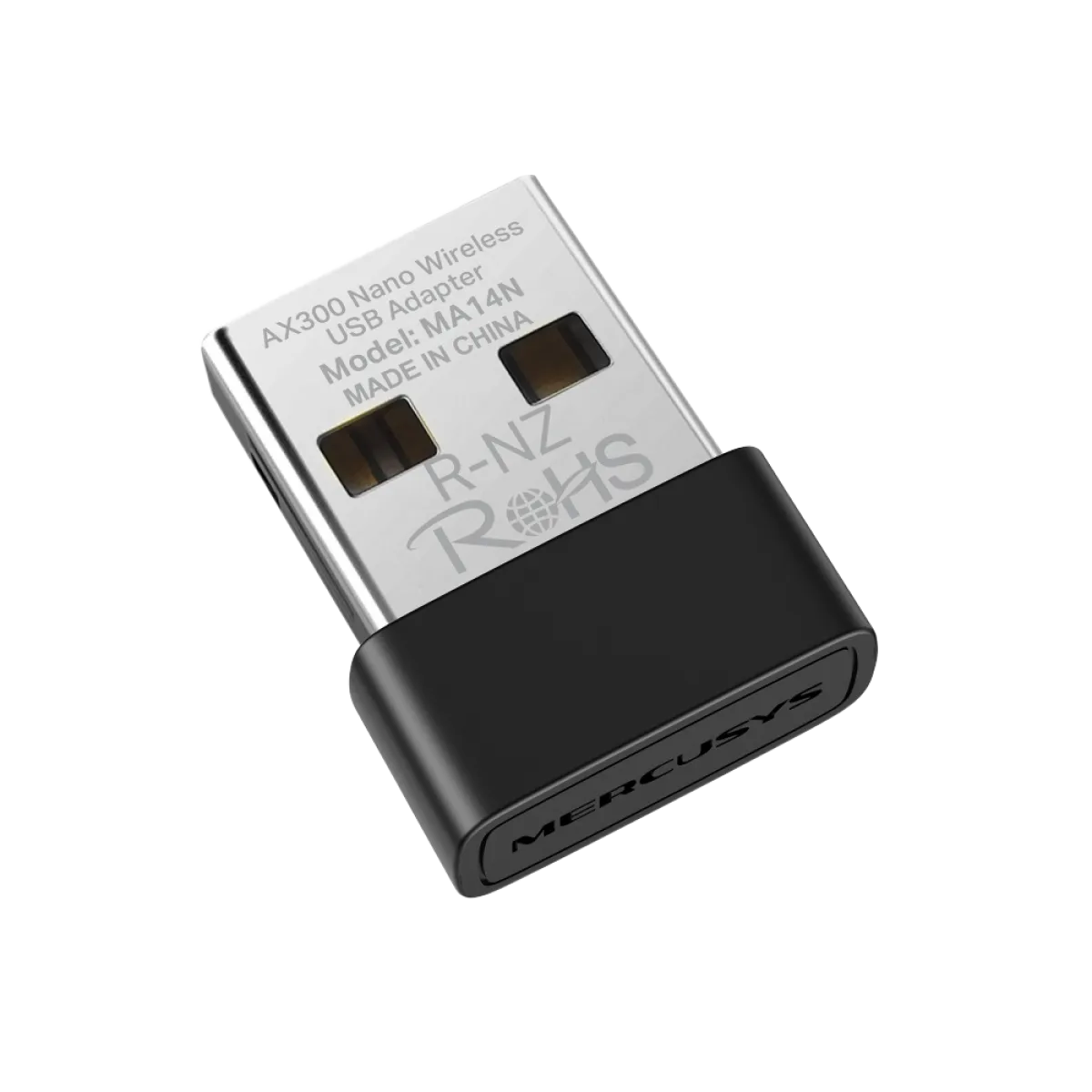 Mercusys by TP-Link (MA14N) AX300 Wireless N Nano USB WiFi Adapter - Black