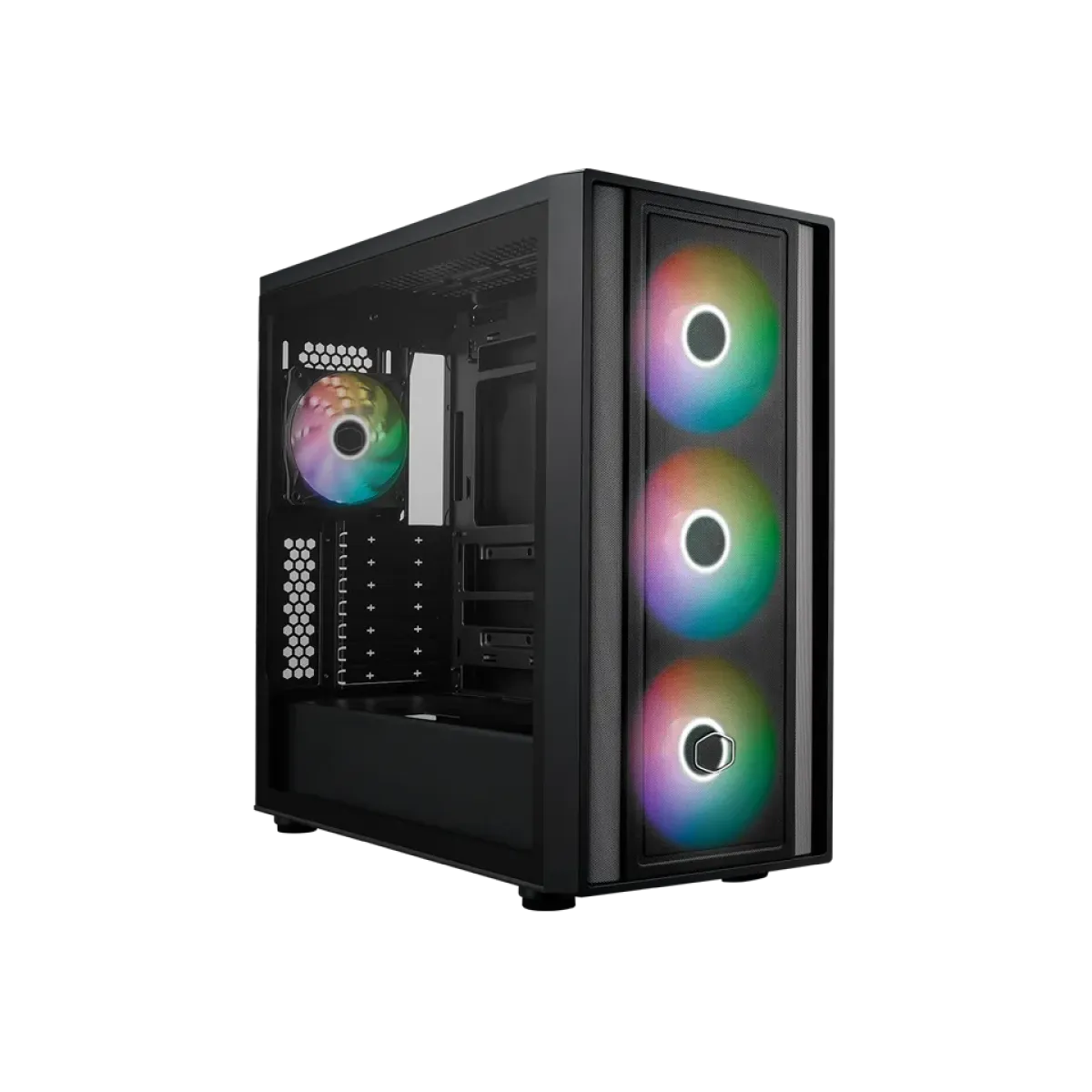 Cooler Master (MB600-KGNN-S00) MasterBox 600 Lite Midtower ATX with Tempered Glass - Black