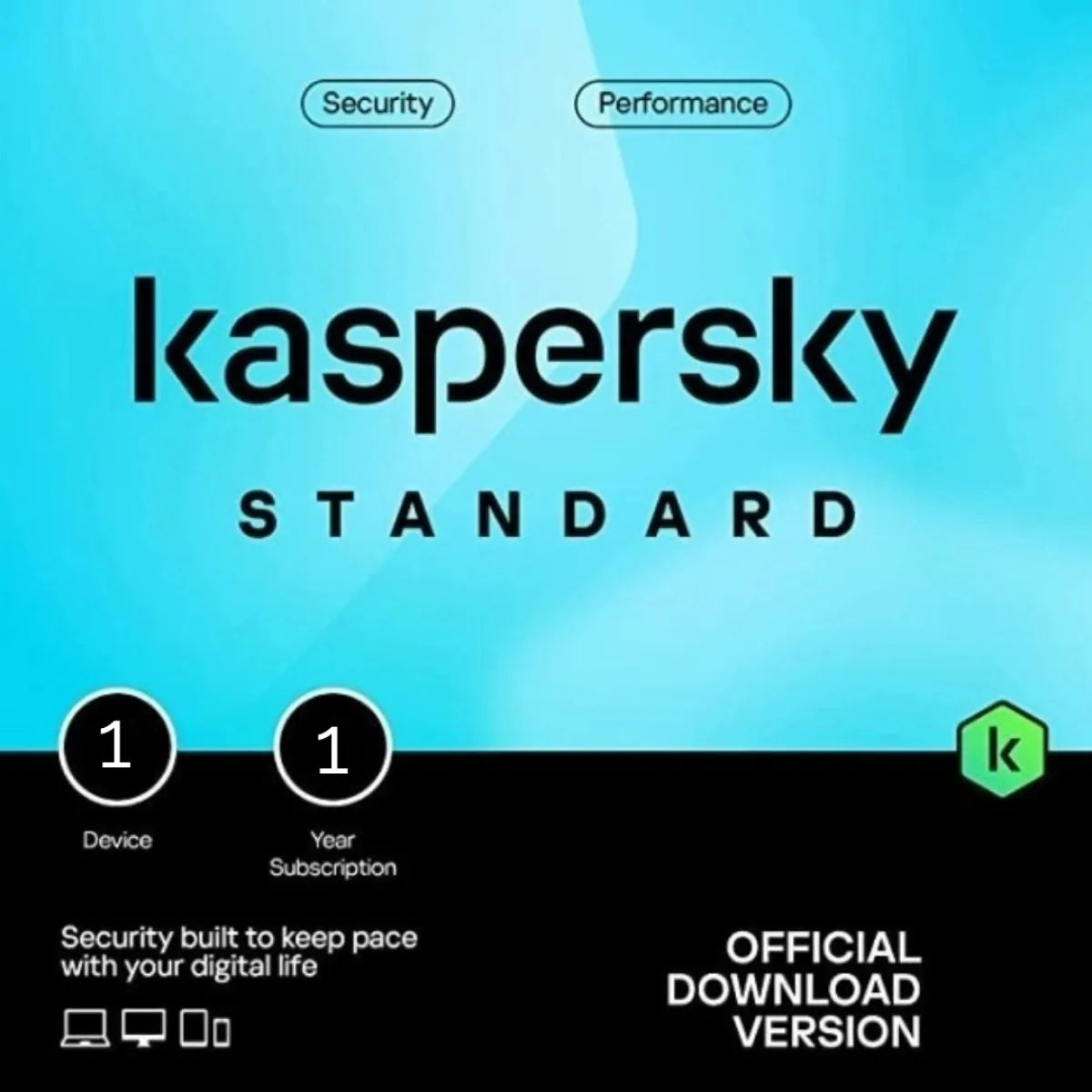 Kaspersky (KS011) Standard Security - 1 Device - 1 Year License