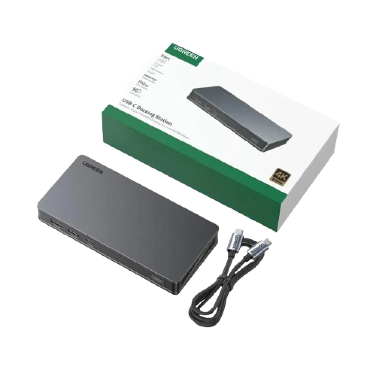 UGreen (90912) Revodok Pro 9in1 4K HDMI Docking Station Adapter - Black