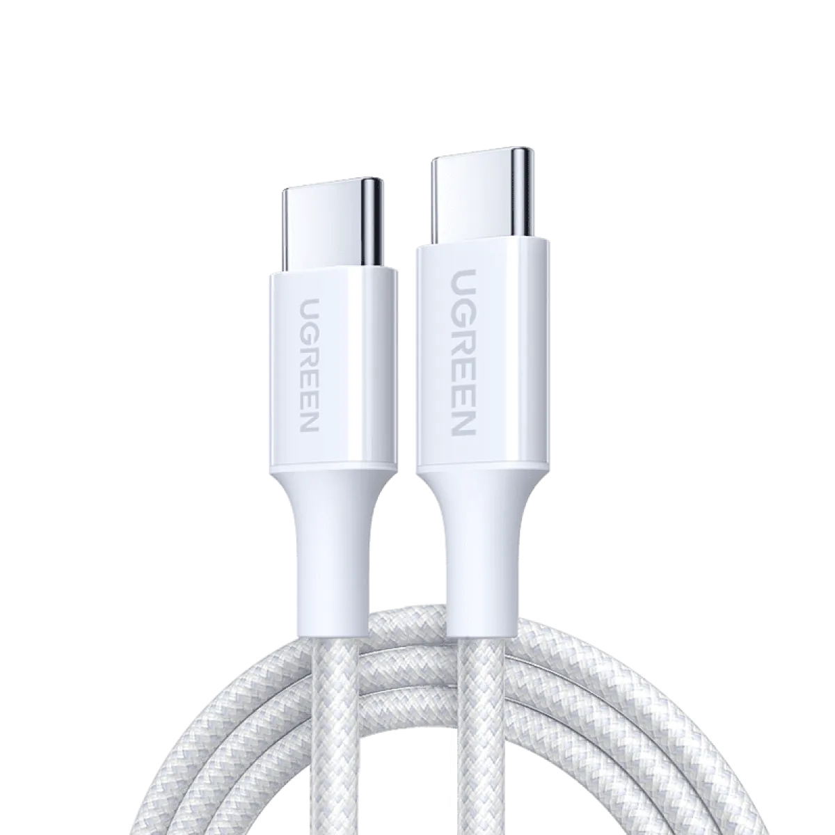 UGreen (35219) USB-C to USB-C Braided Cable (M-M) - 2m - White