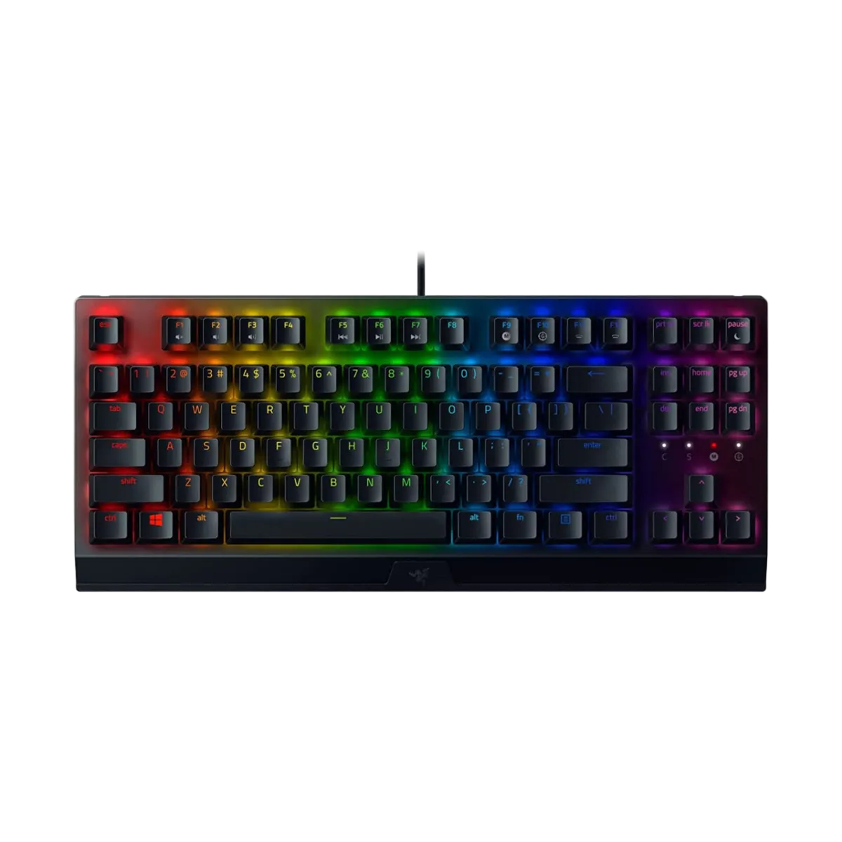 Razer (RZ03-03491800-R3M1) Blackwidow V3 Tenkeyless Mechanical Wired Keyboard, Yellow Switch - Black