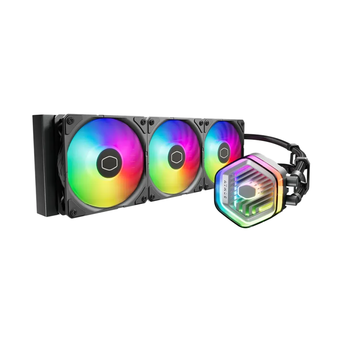 Cooler Master (MLX-D36M-A25PZ-R1) MasterLiquid ML360 Atmos ARGB Cooler - Black