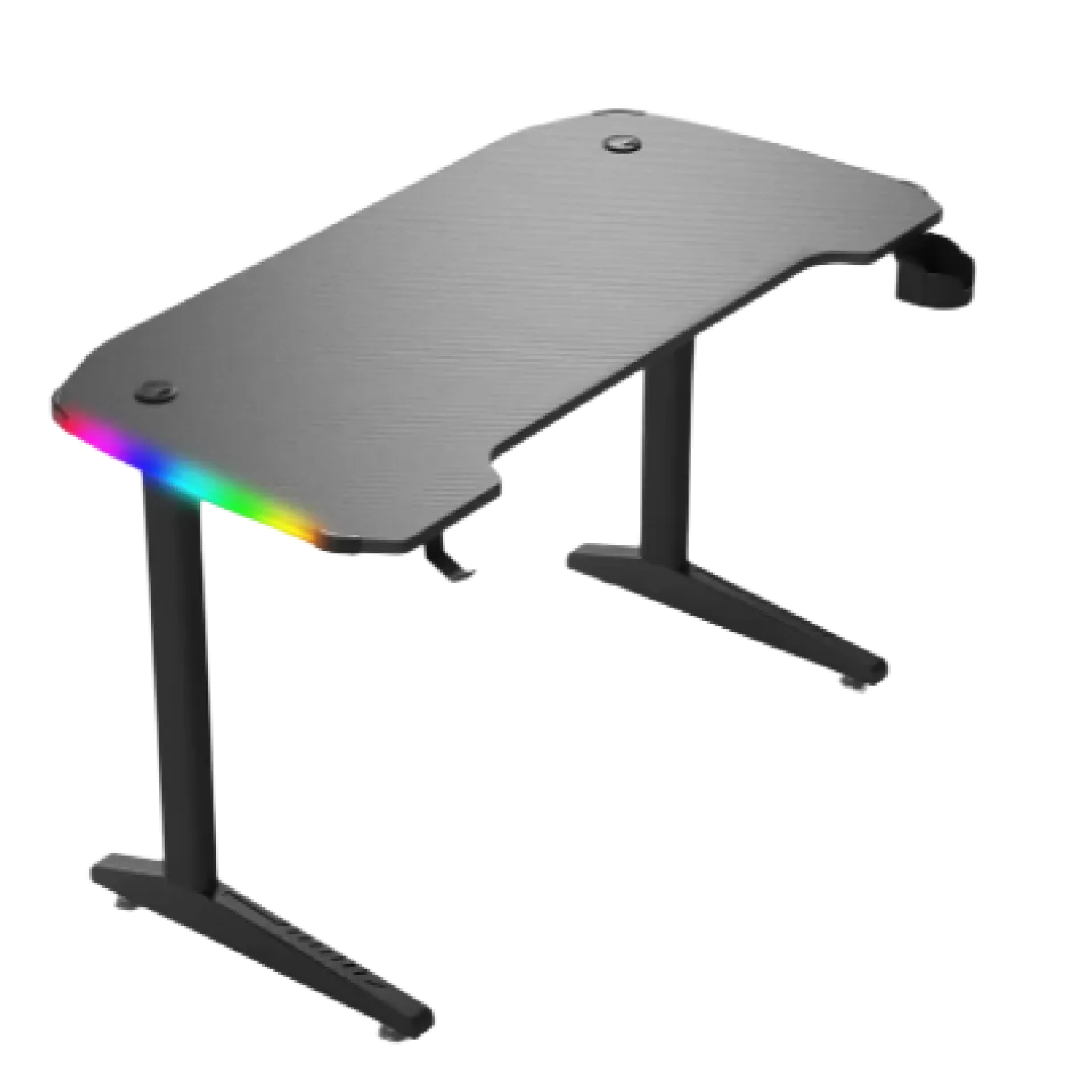 CEM (AY-Y) Gaming Desk - Carbon Fiber - RGB - Black