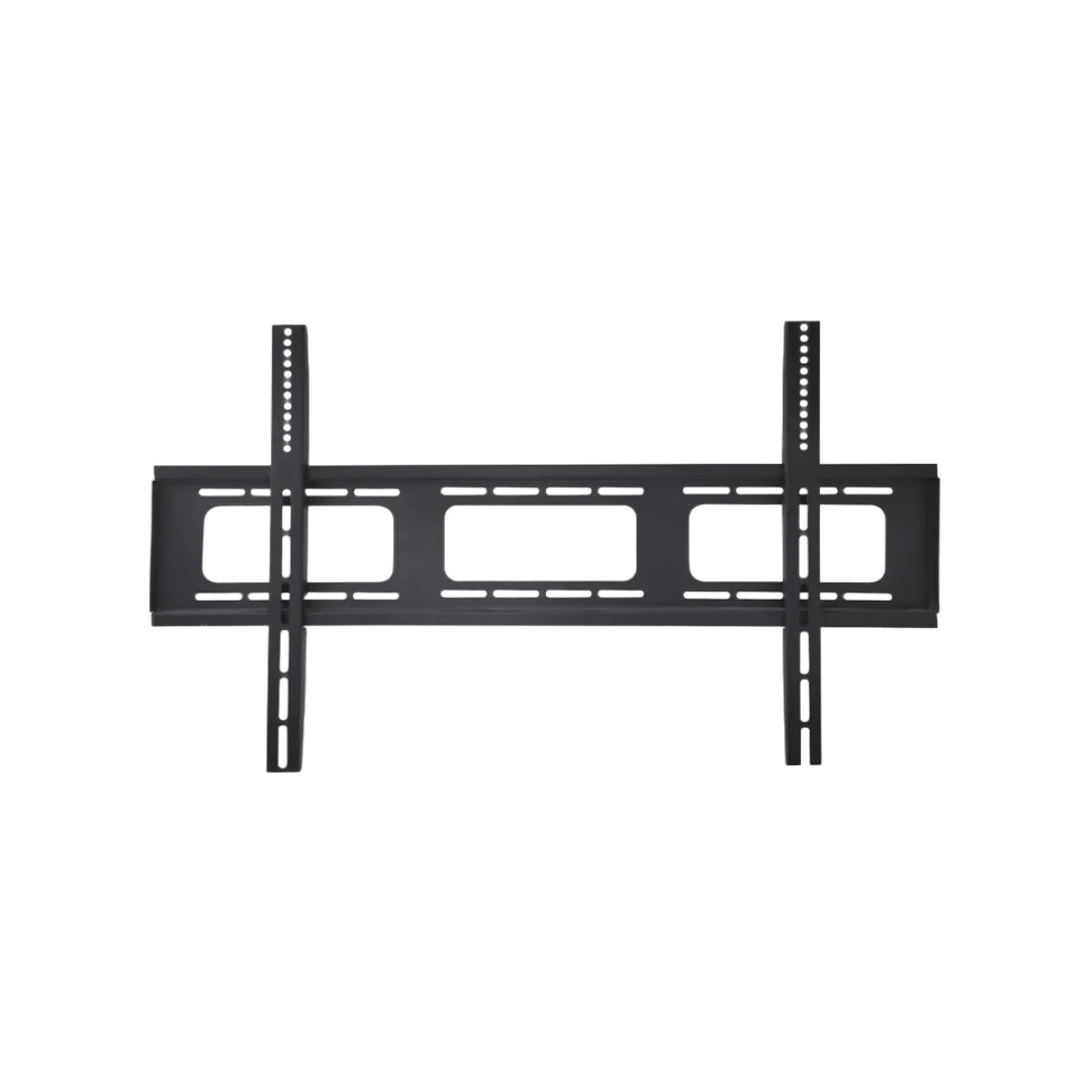 Conqueror (HF60) Fixed Stand with Shelf for Monitors - 60'' to 120" - Black