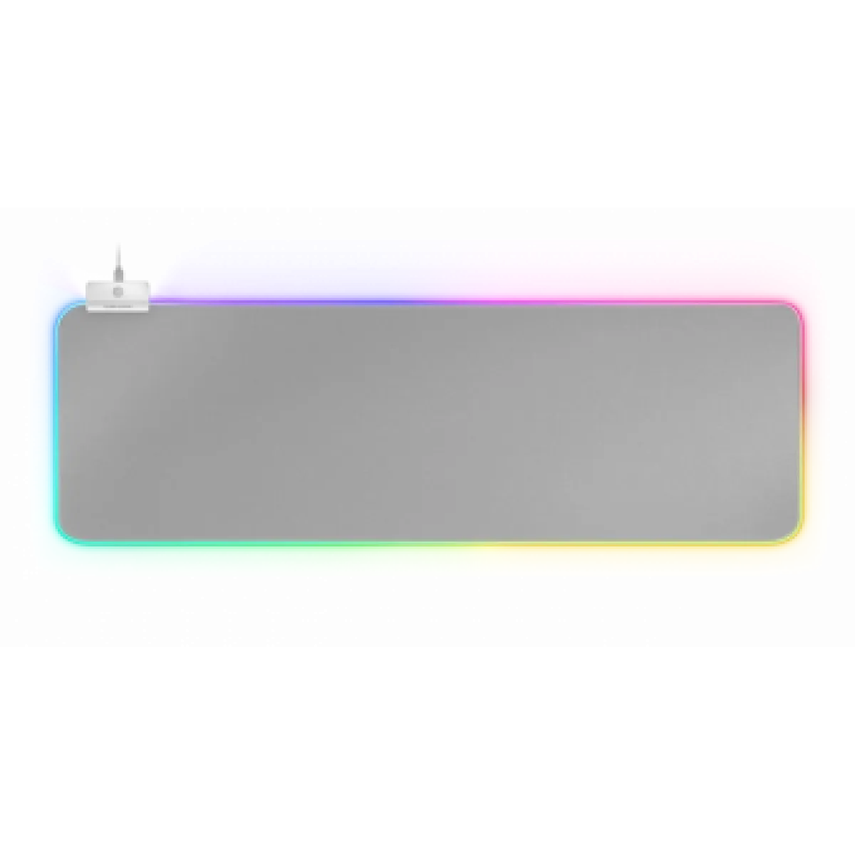 Mars ( MMPRGB2S) XXL Gaming Mousepad - RGB - 2x USB - Silver