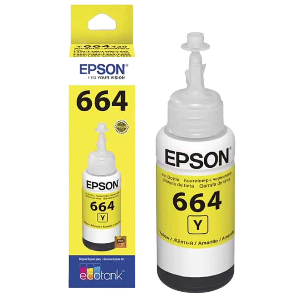 Epson (C13T66444A) Genuine 664 EcoTank Magenta Ink Bottle - 70ml