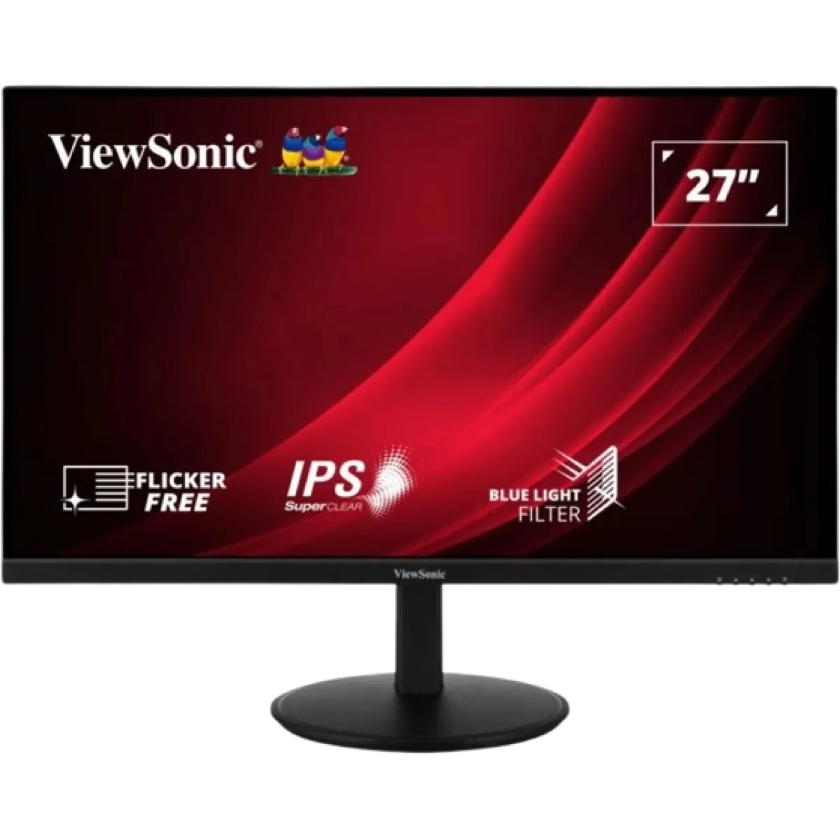 ViewSonic (VG2709-MHU) 27" Flat Monitor FHD - IPS -75Hz- 5ms-2.5Wx2-3Yrs- Black