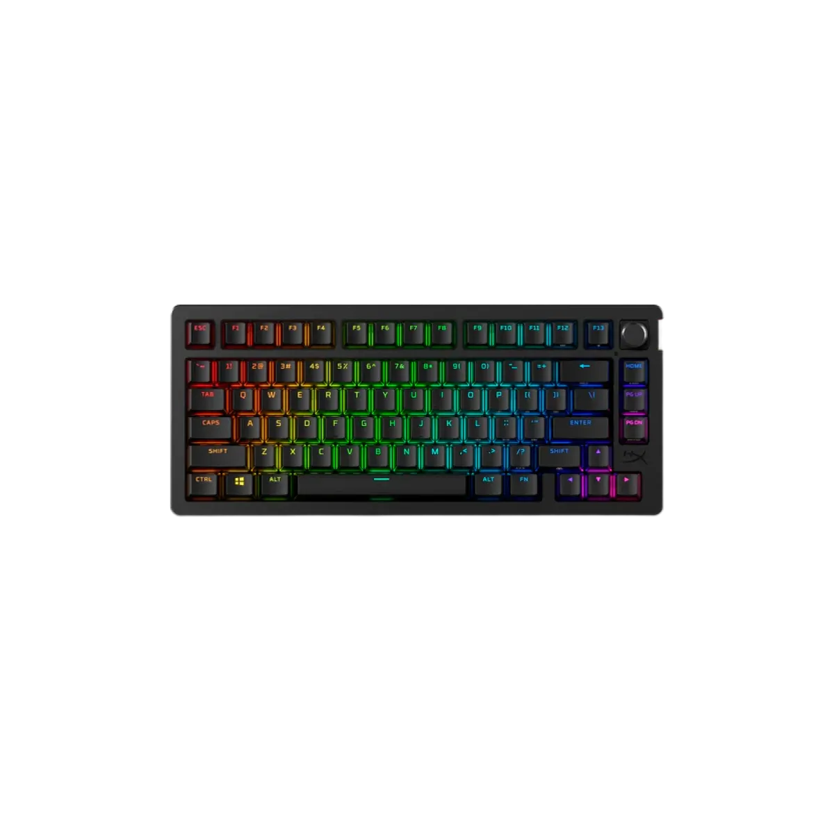 HP (91Y91AA) HyperX Alloy Rise 75 Wireless Mechanical Gaming Keyboard - RGB - Black