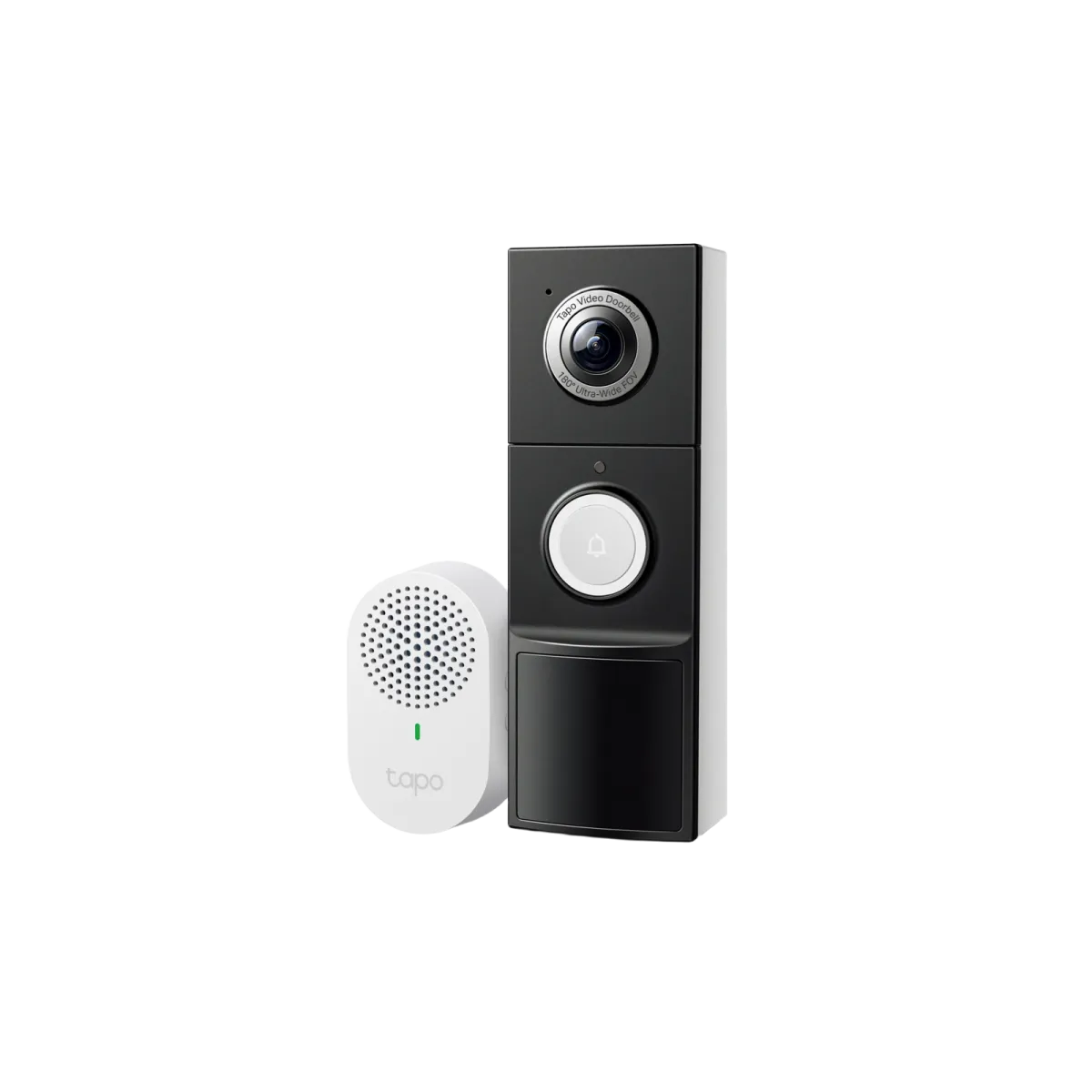 TP-Link (Tapo-D235) Video Doorbell Camera - Mic- Black