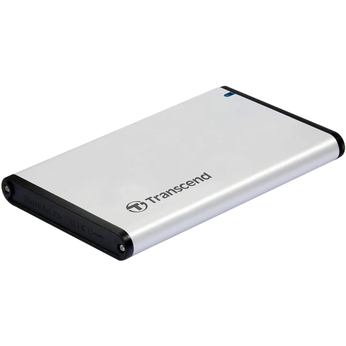 Transcend (TS0GSJ25S3) StoreJet 25S3 2.5 SSD/HDD Enclosure - Silver