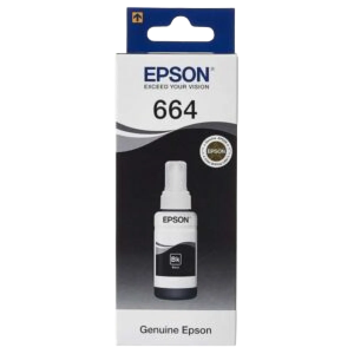 Epson (C13T664198) Genuine 664 EcoTank Black Ink Bottle - 70ml