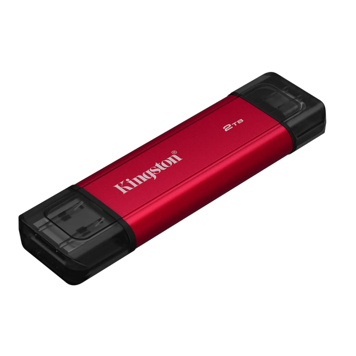 Kingston (SPSD/2Tb) 2Tb Dual USB-C/USB 10Gbps Portable SSD Flash - Black