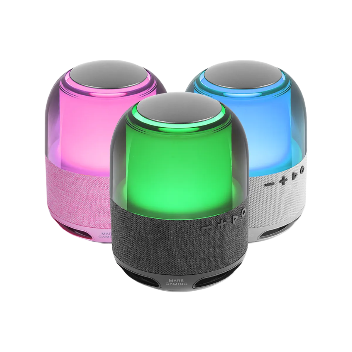 Mars (MSFlow) 15W Ultra Compact Portable Speaker - BT5.3 - RGB - Black