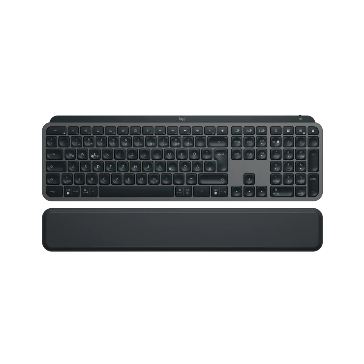 Logitech (920-011616) MX Keys S Wireless Multimedia Keyboard & Mouse Combo, US/AR Layout - Black