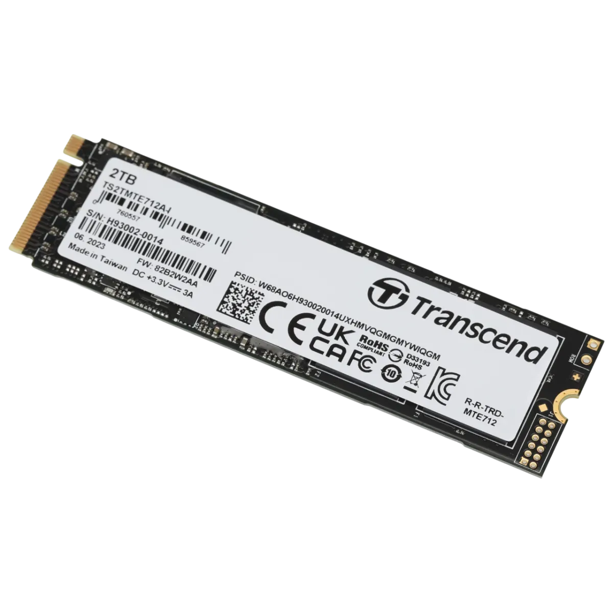 Transcend (TS2TMTE712A) 2Tb M.2 2280 PCIe Gen4 x4 NVMe SSD