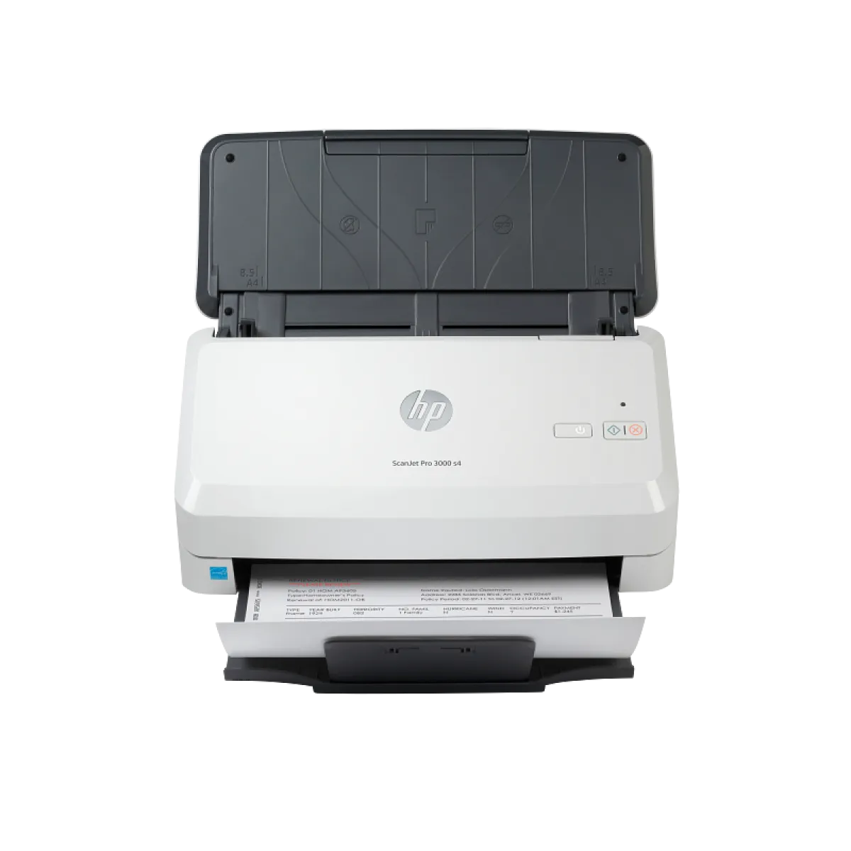 HP (6FW07A) ScanJet Pro 3000 S4 Sheet-feed ADF Scanner - Black on White