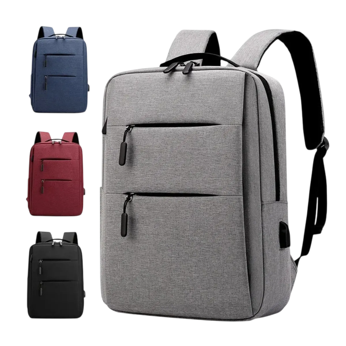 UGreen (BP116) Backpack for 15" Laptops - 1x Front Pocket - Grey