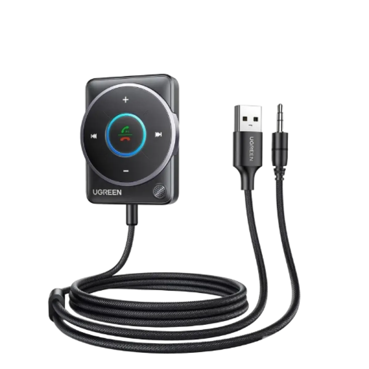 UGreen (35002) Bluetooth V5.4 Car 3.5mm Aux Adapter - Black
