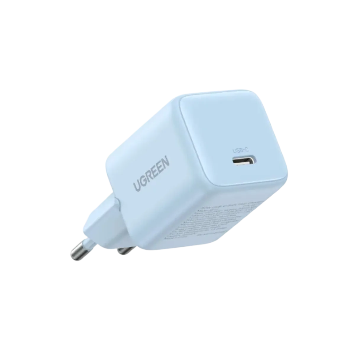 UGreen (65010) 30W USB-C GaN Fast Charger - 1x USB-C - Blue