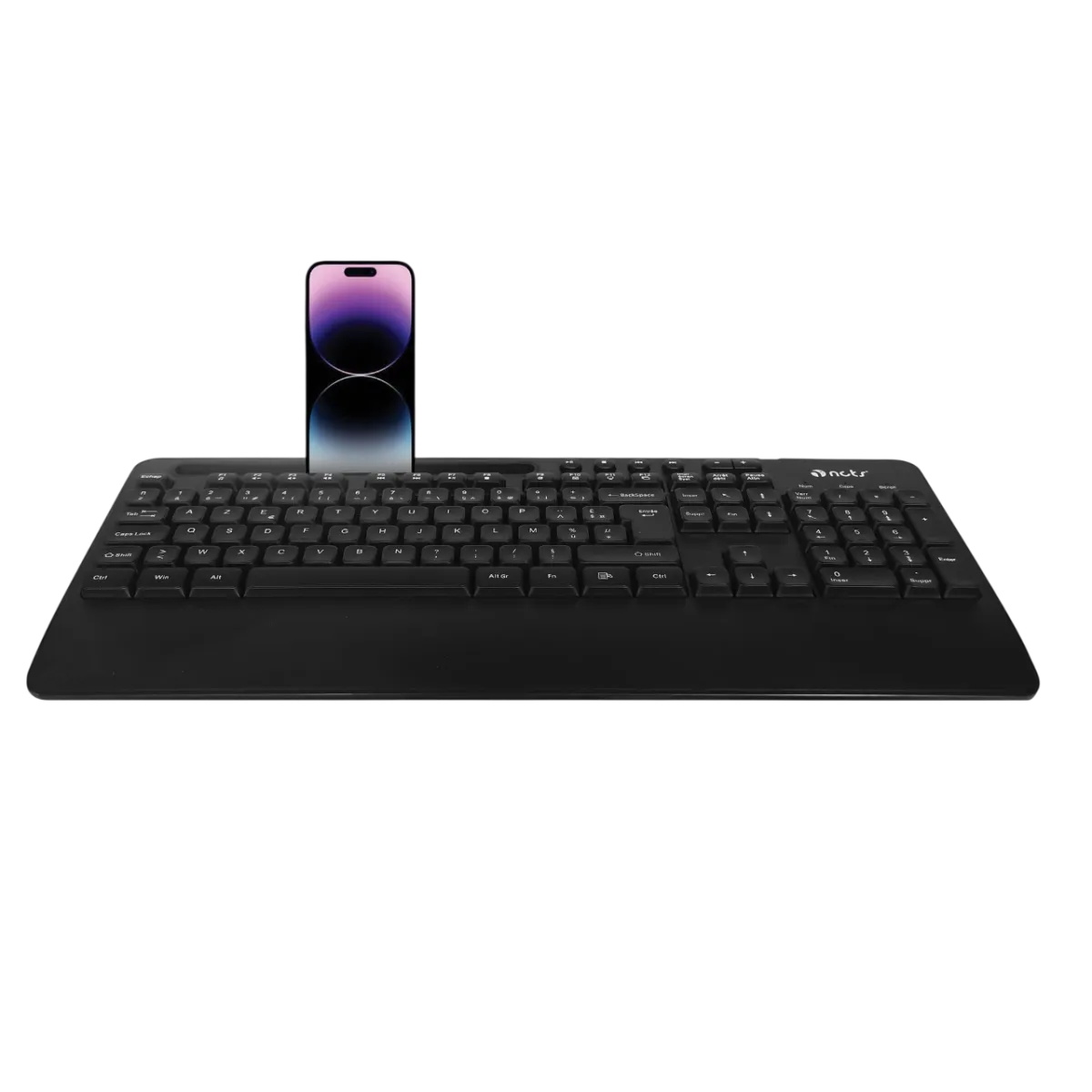 NCTS KB9B Wired Keyboard, FR Layout - Mobile Slot - Black