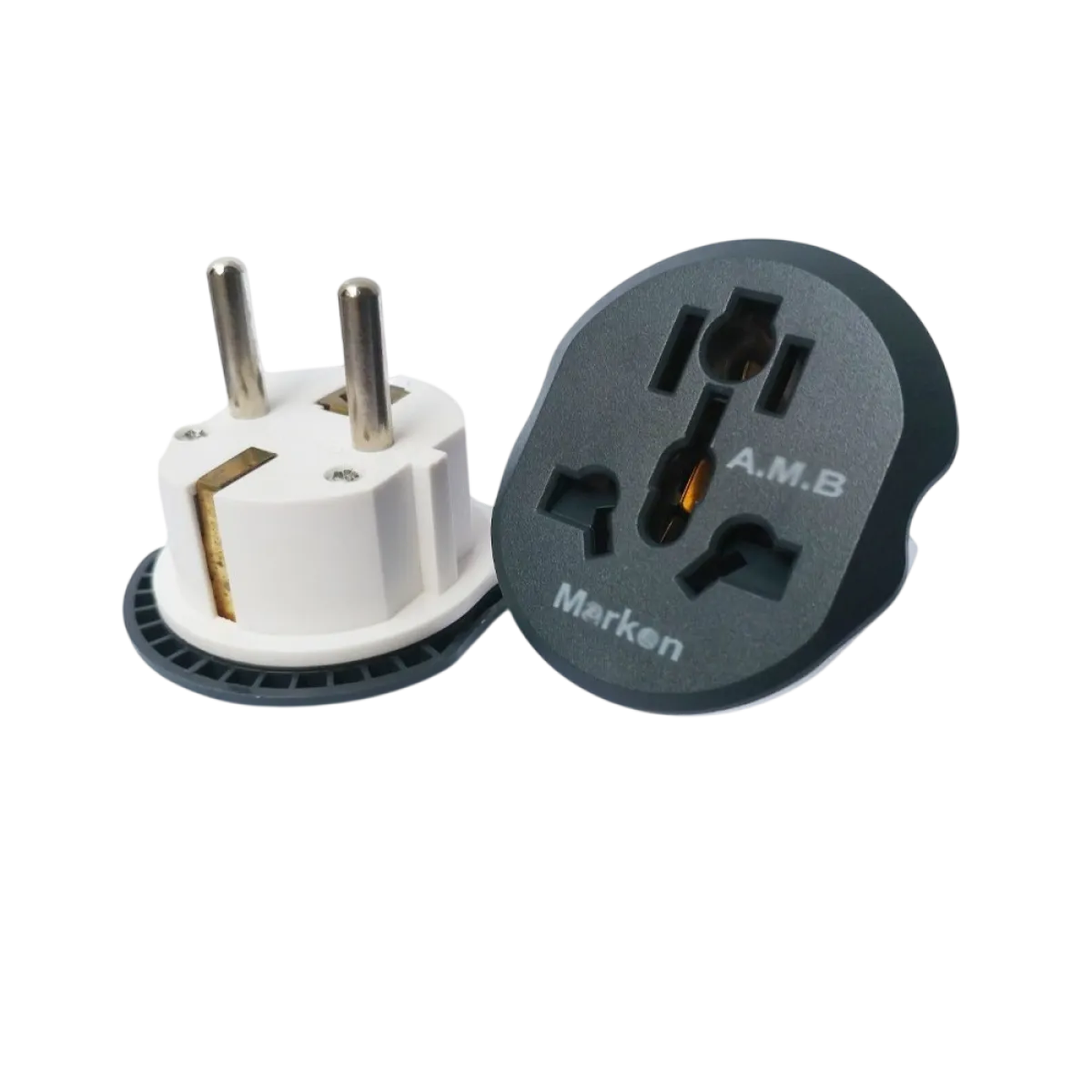 Marken Universal Power Plug Adapter - Surge Protection - 250V - White