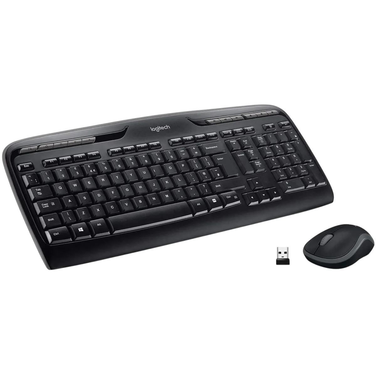 Logitech (920-003983) MK330 Multimedia Wireless Combo, US/AR Layout - Black