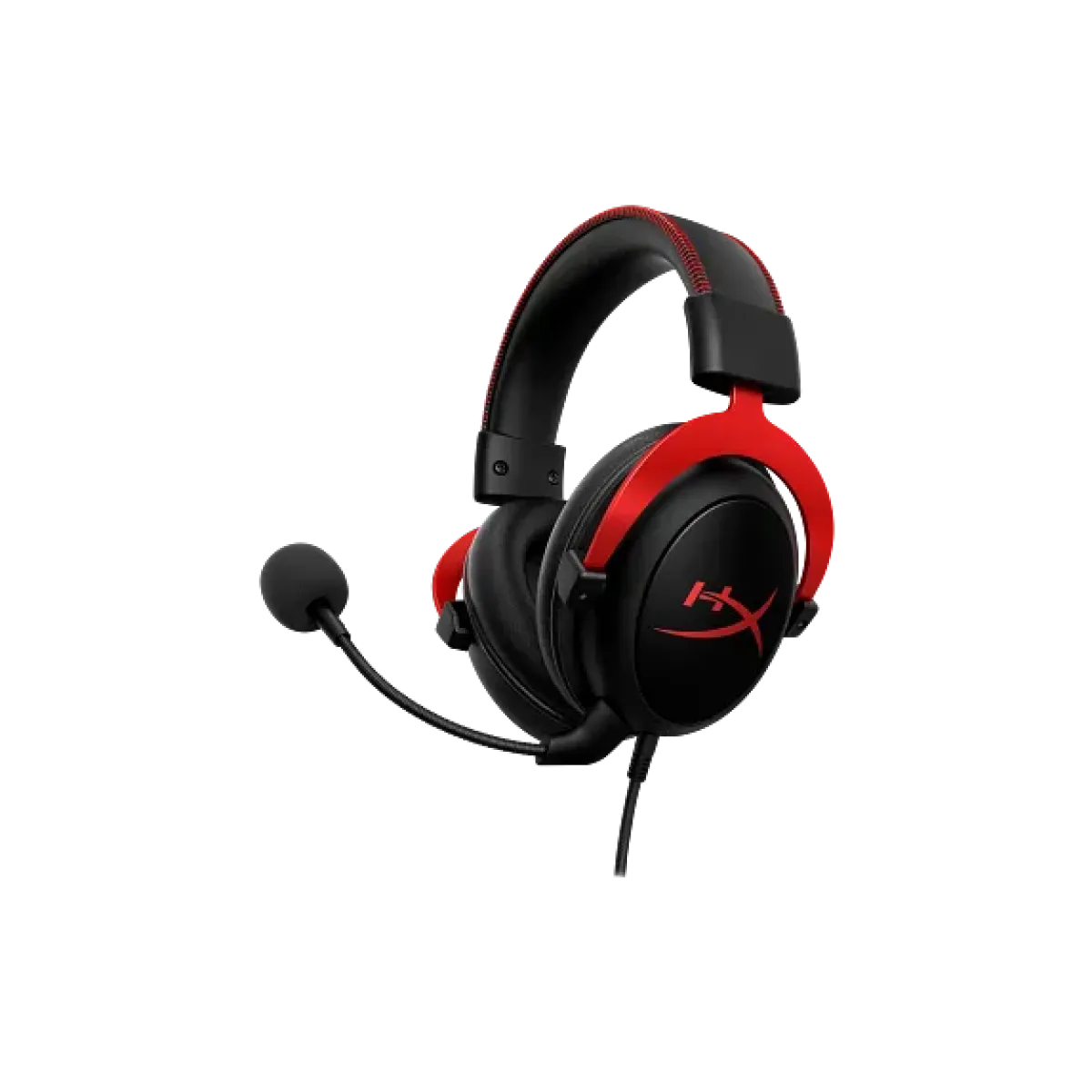 HP (CL003) HyperX Cloud II Gaming Headset 7.1 virtual Sound - Red On Black