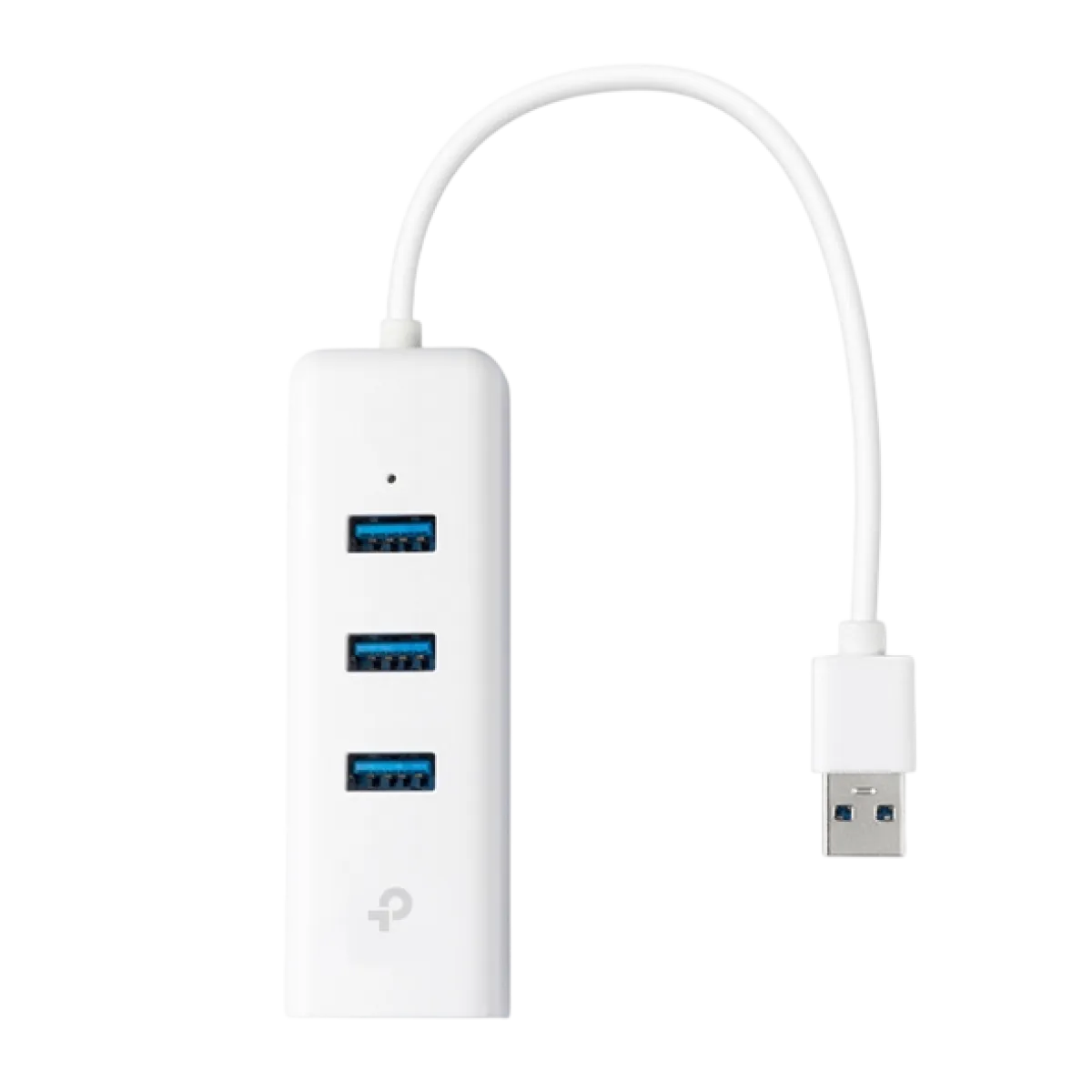 TP-Link (UE330) USB3.0 3x Port Hub & Gigabit Ethernet Adapter - White