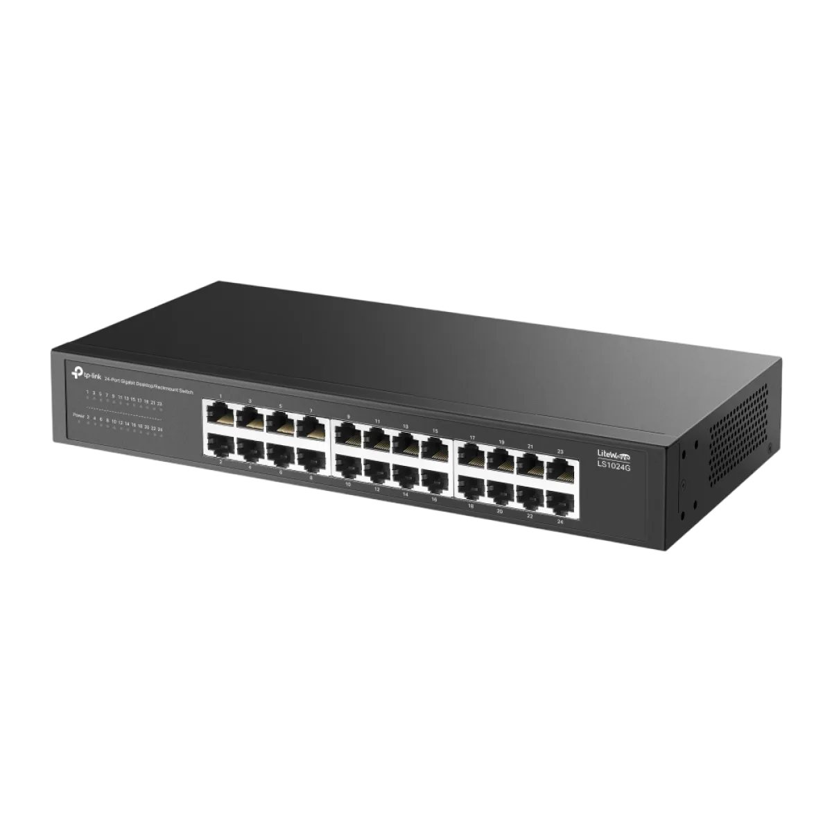 TP-Link (LS1024G) 24-Port Gigabit Desktop/Rackmount Switch - Black