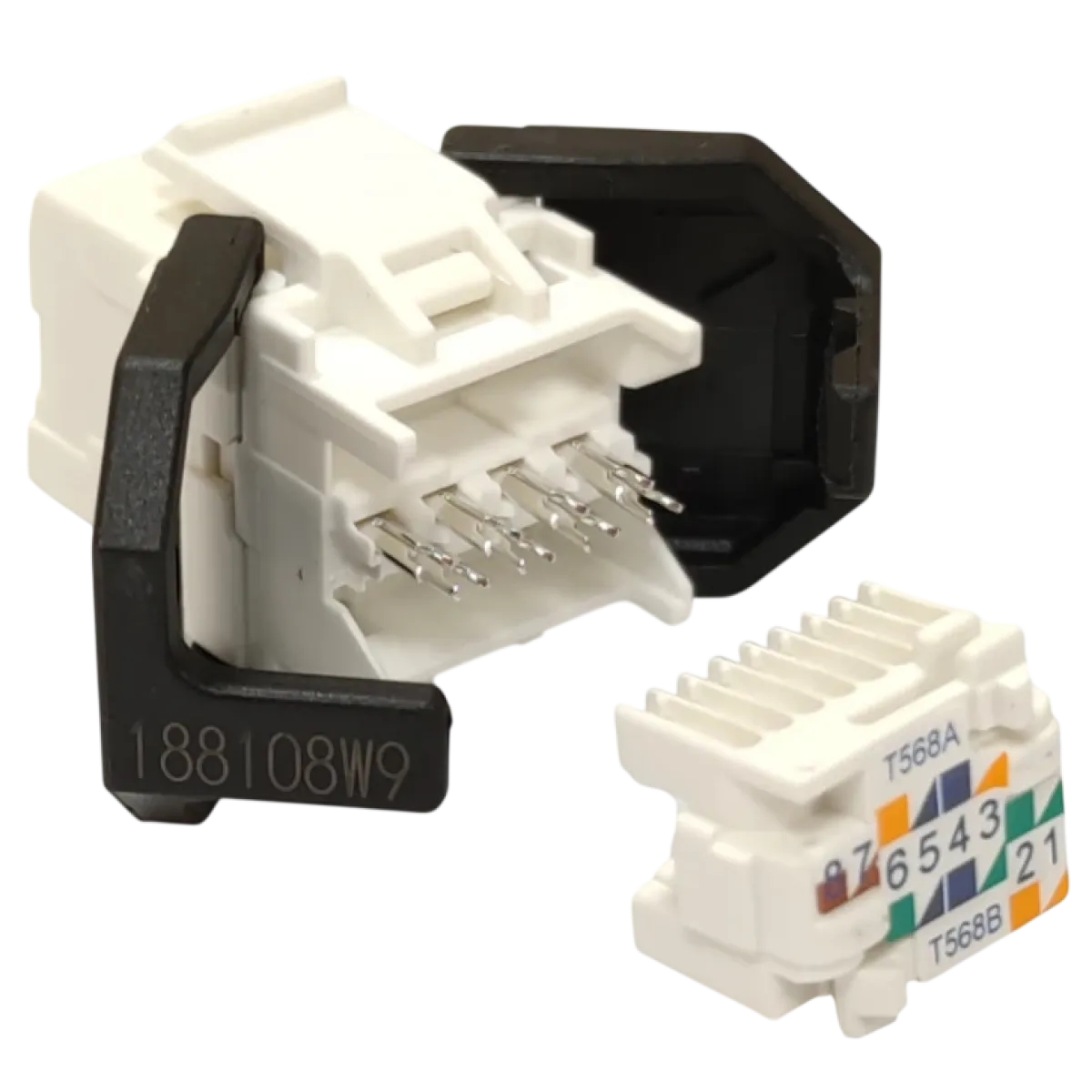 3M (FQ100031241) Corning CAT6 UTP Modular KeyStone Jack - White