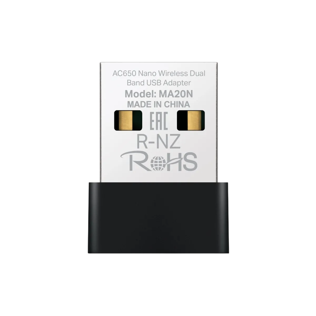 Mercusys by TP-Link (MA20N) AC650 Dual Band USB WiFi Adapter - Black